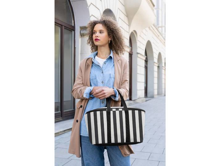 Kühltasche Reisenthel Polyester Summerstripes Black H 24.5 cm B 44.5 cm 20 l - Kühltasche