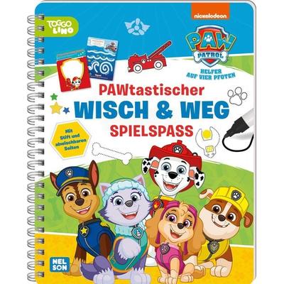 PAW Patrol Mitmachbuch: PAWtastischer Wisch & Weg Spielspaß, Gebundene Ausgabe von , Nelson, 978-3-8451-2419-3