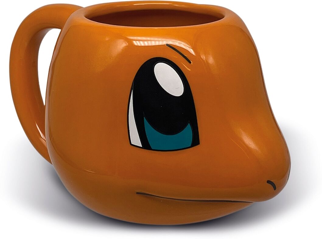 Stor. Taza 3D Charmander Pokemon. Naranja