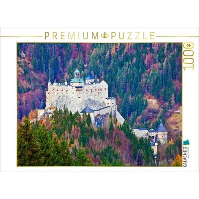 CALVENDO Puzzle Ein Motiv aus dem Kalender Die Festung Hohenwerfen | 1000 Teile Lege-Größe 64x48cm Foto-Puzzle für glückliche Stunden, Game von ,