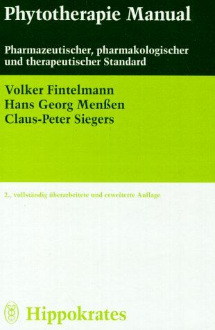 Volker Fintelmann - Phytotherapie Manual - Preis vom 09.10.2026 07:28:09 h