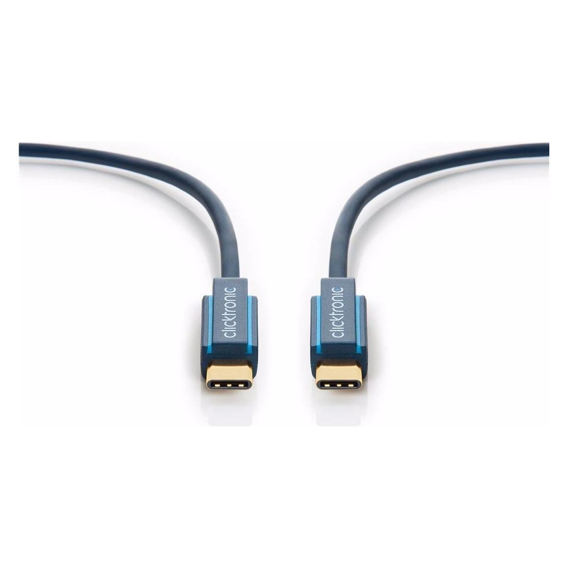clicktronic USB-C Anschlusskabel (1 m, USB 3.2 Gen 1) (45131)