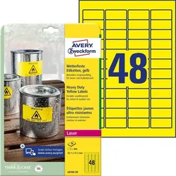 AVERY Zweckform wetterfeste Folienetiketten 45,7 x 21,2 mm