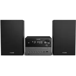 Philips TAM3505 Micro System (Bluetooth, CD Player), Stereoanlage, Schwarz