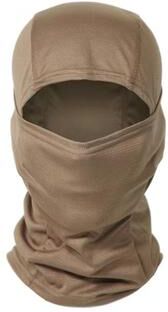 Inspired Finds Camouflage Balaclava Full Face Mask Outdoor Sports Helmet Inner Cap For Cycling Hunting Hiking Ski brown