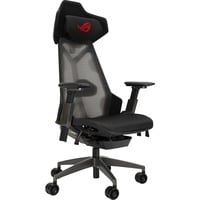 ROG Destrier Gaming-Stuhl black schwarz/grau, mobile Gaming-Armstützmodus, Akustikpaneel