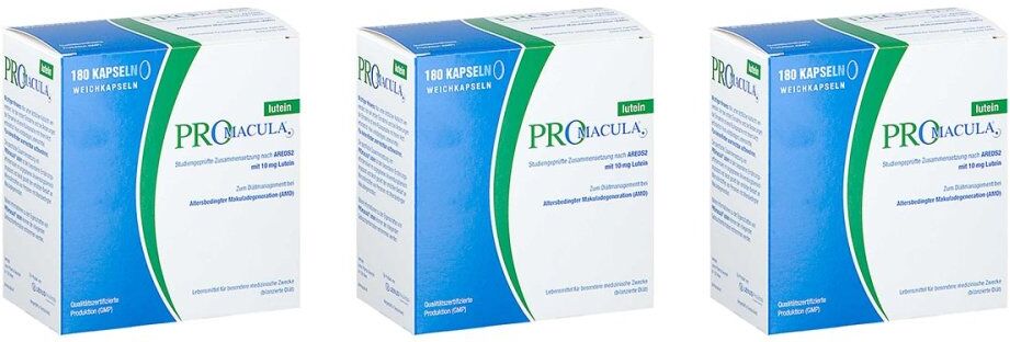 PRO MACULA lutein bei Makuladegeneration 3x180stk