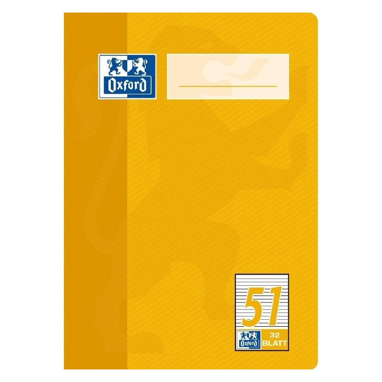 Oxford Oktavheft, A6, Lineatur 51 (A6, Liniert, Harter Einband) (100050396)