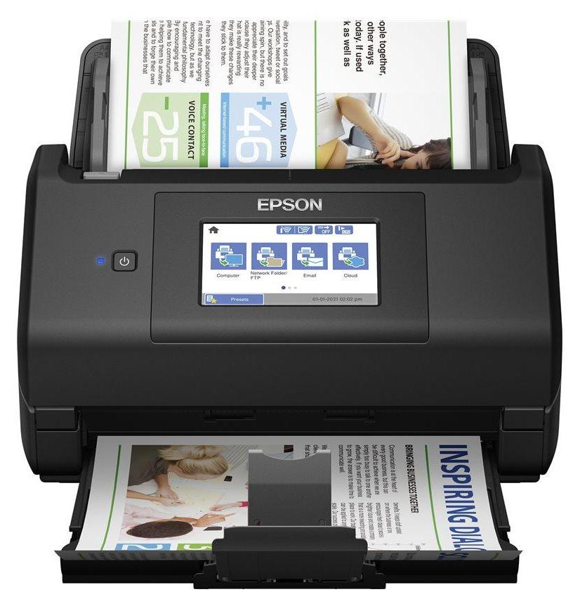 Epson WorkForce ES-580W, 215,9 x 6096 mm, 600 x 600 DPI, 30 Bit, 24 Bit, 35 Seiten pro Minute, 35 Seiten pro Minute