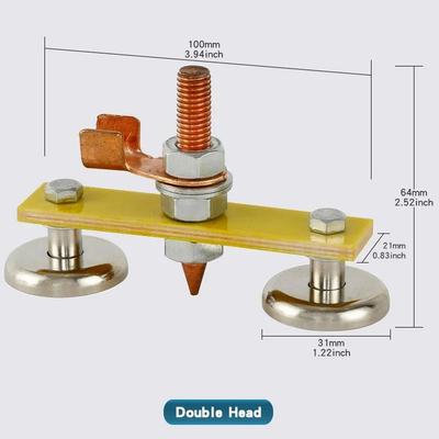 Magnetic Welding Ground Clamp For Metalwork And Repair double Head