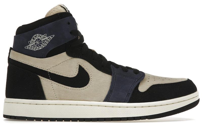 Jordan 1 High Zoom Air CMFT 2 Muslin Blackened Blue - EU 43
