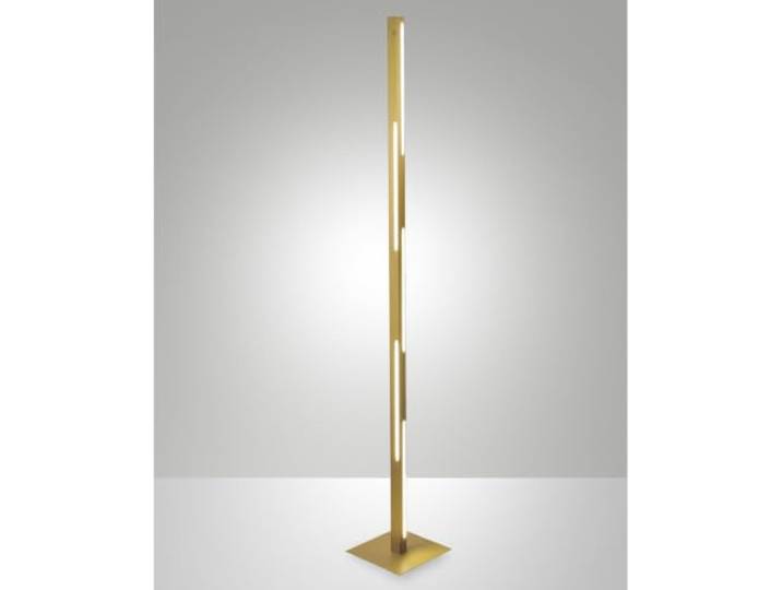 LED Stehleuchte LING, 1x36W, 3000K, IP20, Messing satiniert