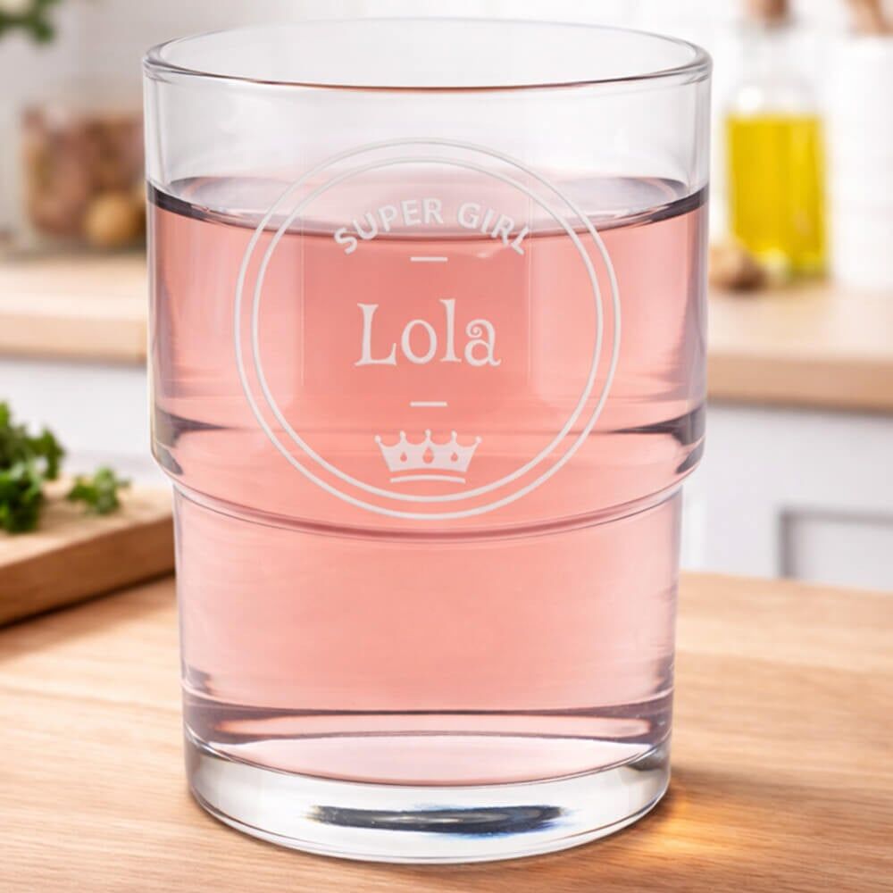 Ocadeau Verre à eau Fille