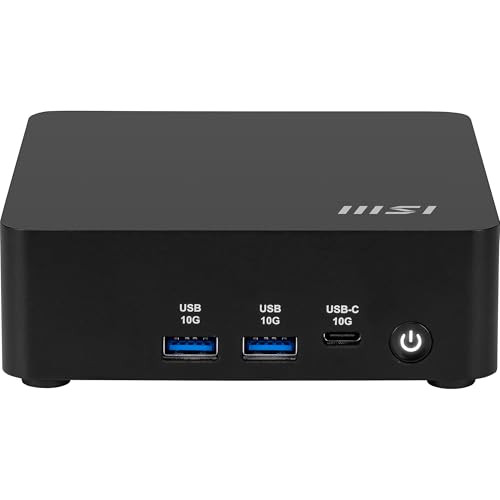 MSI Cubi NUC AI 1UMG-072XAT Mini PC met Core Ultra 5 125H, 16GB DDR5, 512GB NVMe SSD, Thunderbolt 4, HDMI 2.1 en Wi-Fi 6E