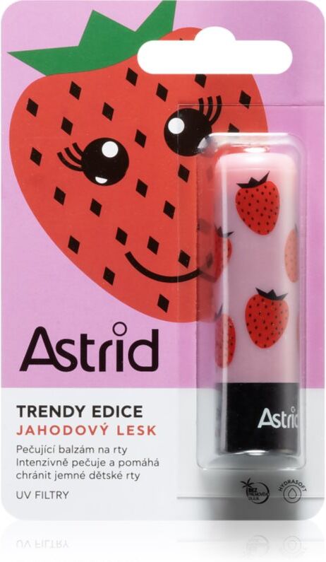 Astrid Lip Care Lip Balm with strawberry flavour for children 4.8 g