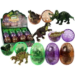 Dinosaurierfigur Ei 3 Farben 9 cm