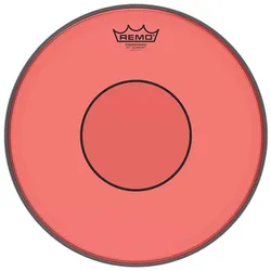 Remo Colortone Powerstroke 77 clear P7-0314-CT-RD 14" Red Snare Head - Snare-Drum-Fell