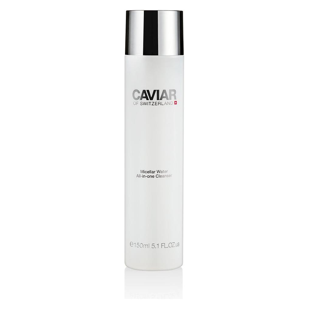 Caviar of Switzerland All-In One Cleanser - Micellar Water - 150ml (Reinigungstücher Gesicht) (Caviar of Switzerland)