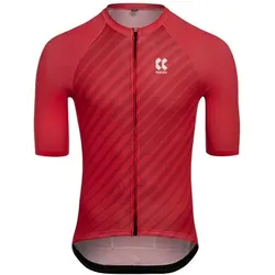 Kalas, Herren, Velotrikot, Motion Z4 Spinn (4XL), Rot, 4XL