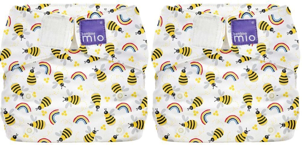 Mitac Bambino Mio, miosolo classic All-in-One Stoffwindel, Bienenstock x2 2x1 St Windeln