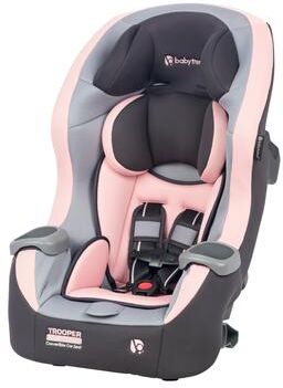 Baby Trend Trooper SLIM 3-in-1 Convertible Car Seat, Quartz Pink