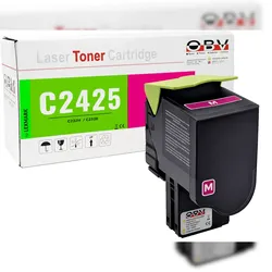 OBV Toner Magenta XL kompatibel zu Lexmark C2425dw - Ersetzt C232HM0 - ca. 2.300 Seiten