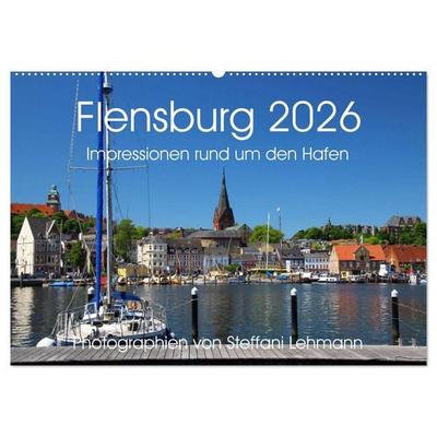 Flensburg 2026. Impressionen rund um den Hafen (Wandkalender 2026 DIN A2 quer), CALVENDO Monatskalender