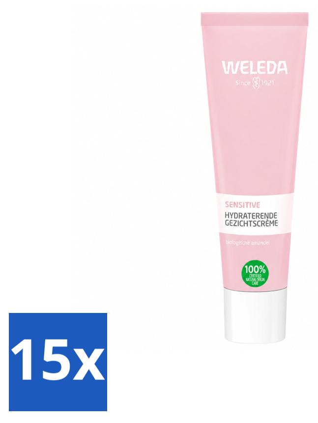 15 x Weleda Sensitive Feuchtigkeitscreme für empfindliche Haut 30 ml - Vorteilspackung - 15 Stücke