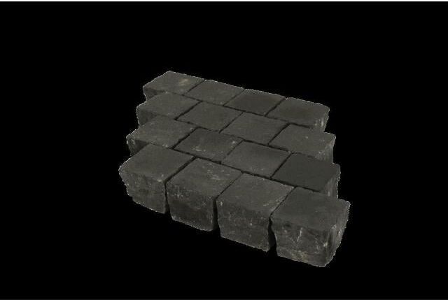 Weitere Pflasterstein Basalt 10x10x8cm, anthrazit gestrahlt