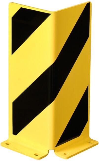 Cornière de protection - angle noir/jaune Moravia 400 x 160 x 5 mm à cheviller (197.15.928)