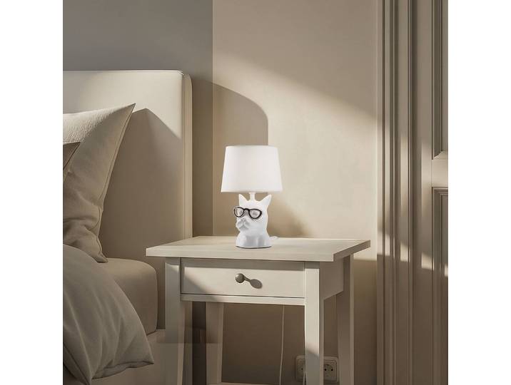 Tischlampe Biagio ONLI, weiß / opal, für Wohn- / Esszimmer, Keramik, Modern, Tischlampe