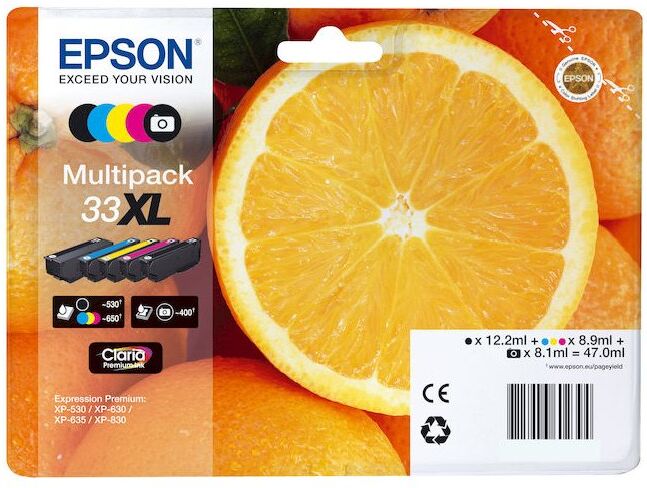 Set cartucce stampante Epson T33574021 CLARIA Multipack 33 Xl