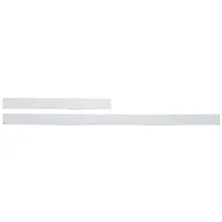 Alco Wandleisten 691-10 weiß für Magnete 100x5cm lackiert selbstkleb