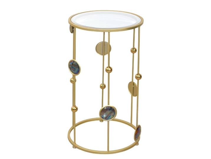 Beistelltisch Granadilla 60cm Gold
