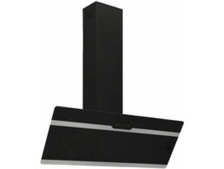 &Mode Hotte Aspirante Cuisine - Hotte murale 90 cm Acier et verre trempé - Noir Sale425343