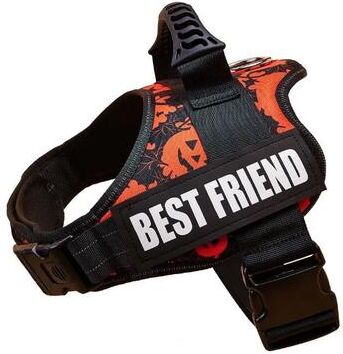 Uplift Picks ComfortFit Adjustable Nylon Dog Harness With Custom Name ID 01 s