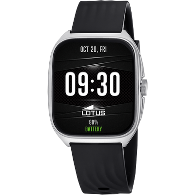 Smartwatch LOTUS "Smartwatch", schwarz (schwarz, schwarz), Smartwatches, Herren, Smartwatch, Armbanduhr,Herrenuhr,Bluetooth,Steuerung der Smartphone-Kamera,Wecker