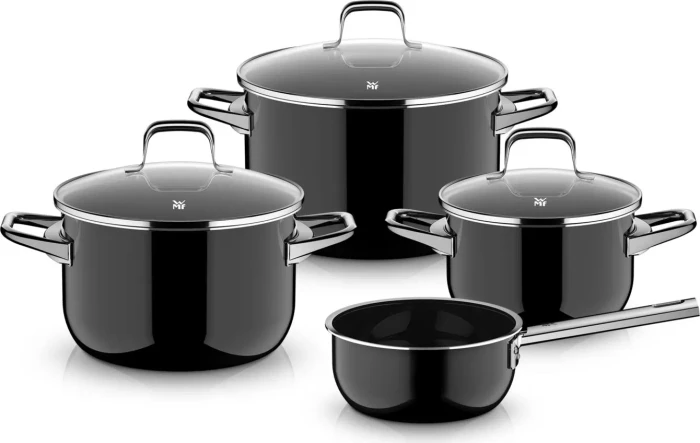 WMF Topf-Set tec Essential Pro schwarz 4-tlg., 4 Set
