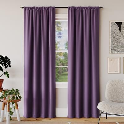 Sun Zero Rianna Theater Grade Extreme Total Blackout Rod Pocket 1-Piece Curtain Panel, Single Panel