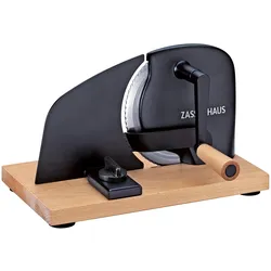 Zassenhaus Brotschneidemaschine PURE, schwarz, Aufschnittmaschine, Schwarz