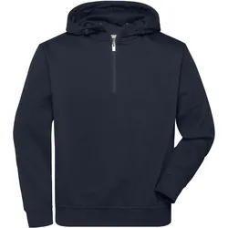Bio Kapuzen-Sweatshirt "JN839" - S - navy