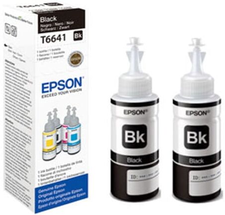 Epson 664 BK Pack 2x botella tinta negra