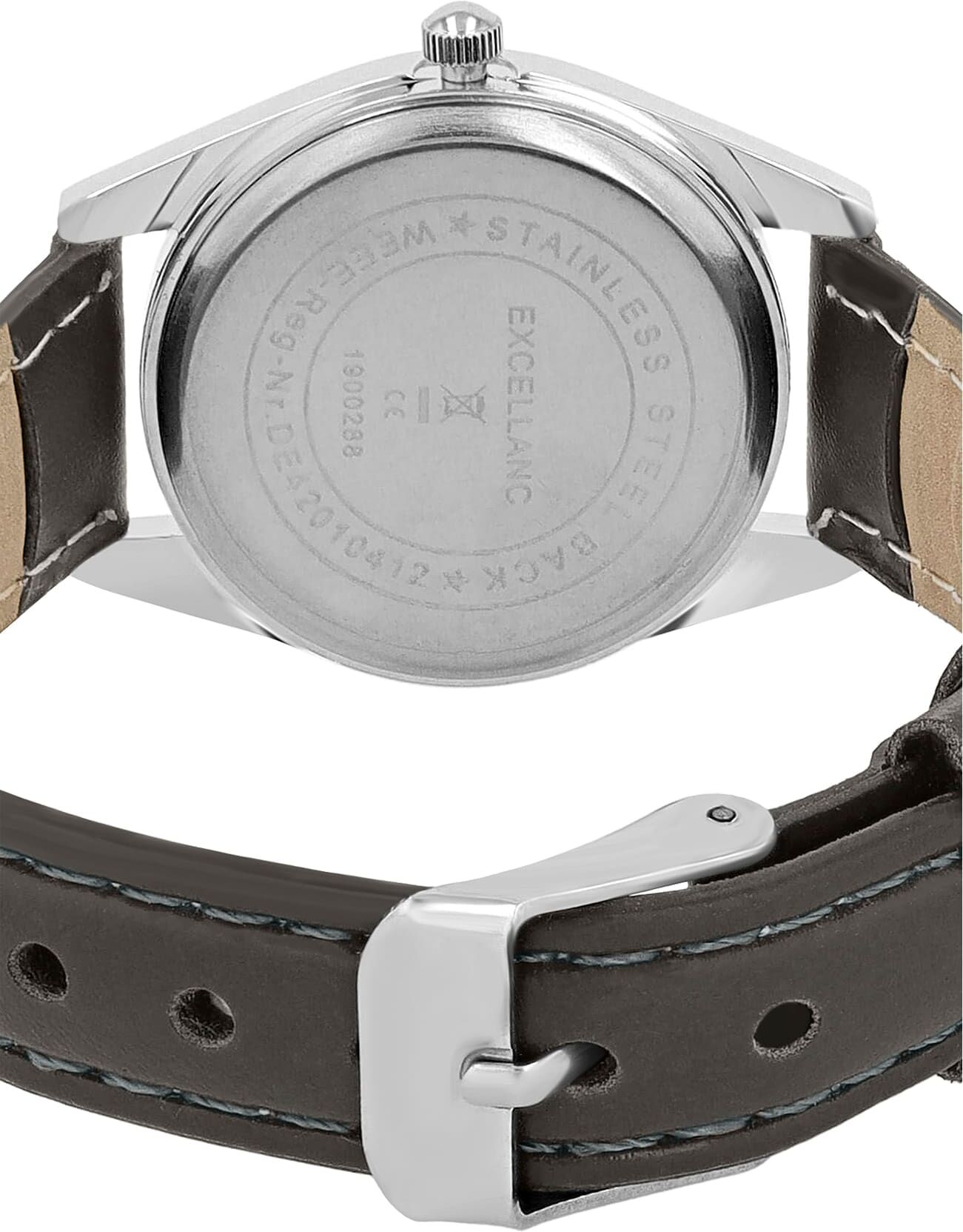 Quarzuhr LADY, braun (grau), Armbanduhren, Damen, Quarzuhr