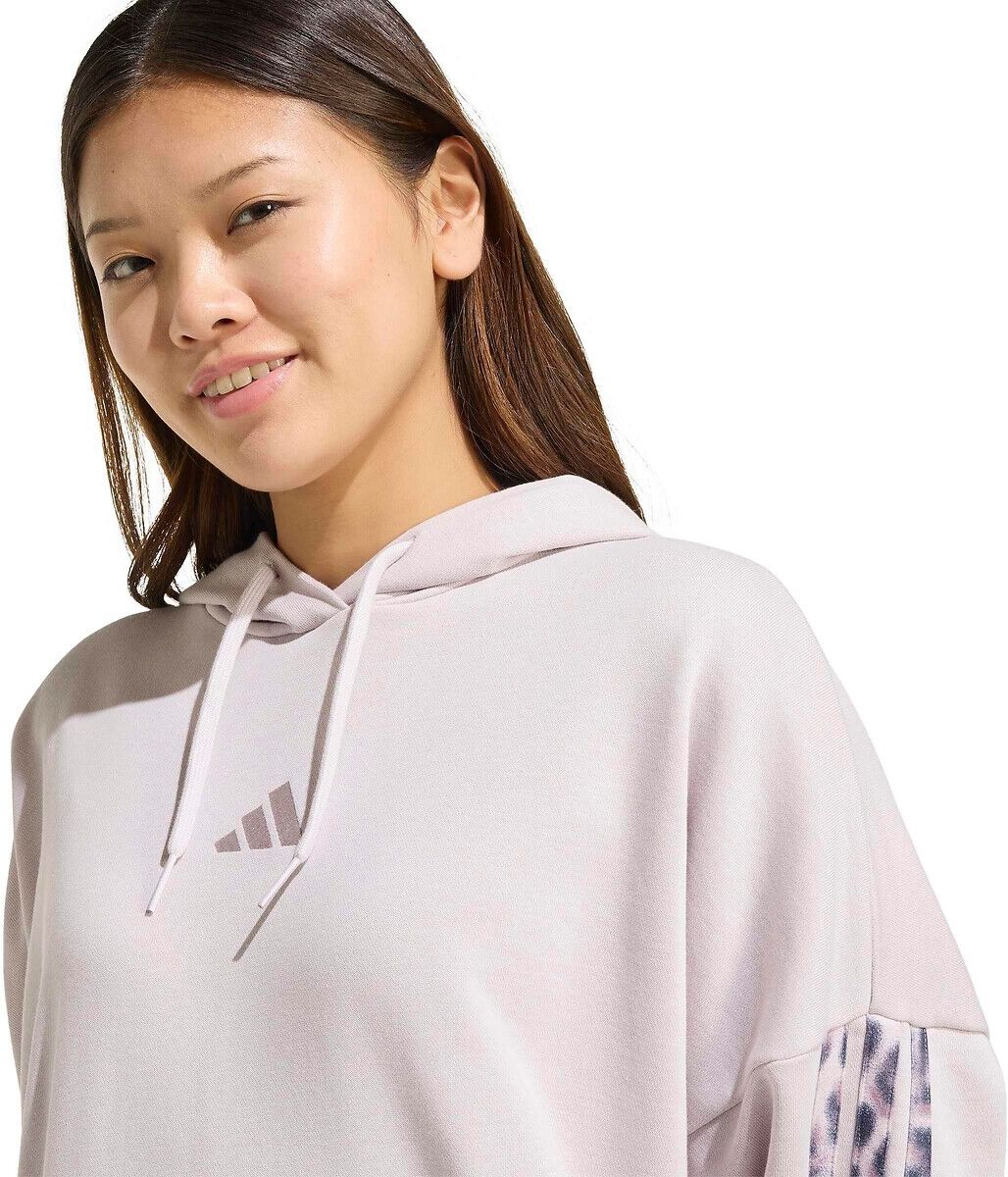 ADIDAS SPORTSWEAR Sweat à capuche léopard Essentials 3 stripes