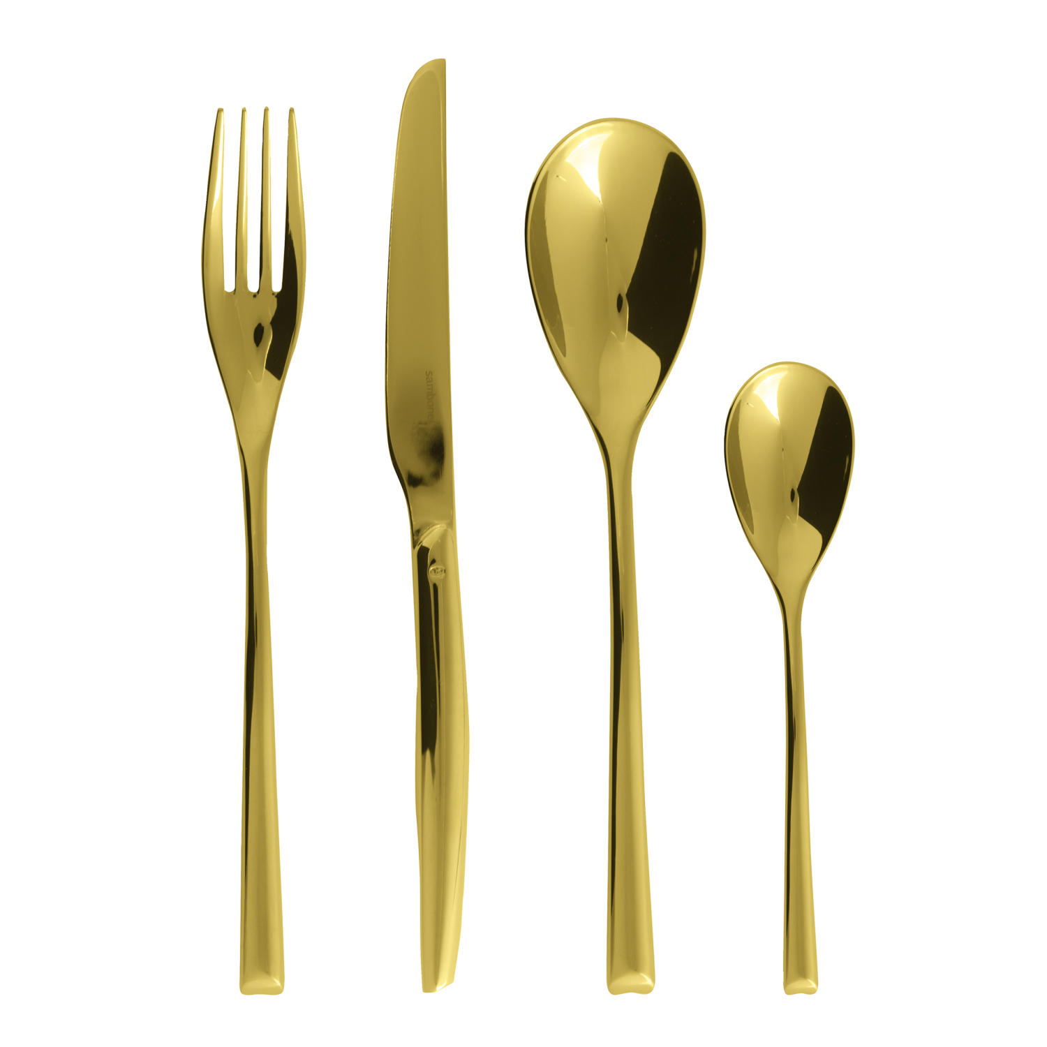 Sambonet S0031 H-Art Besteck 24tlg., Edelstahl/PVD Gold