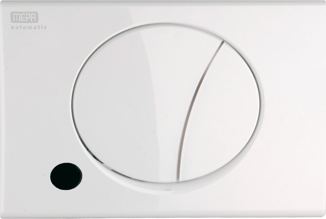 Plaque d'actionnement Mepa Ellipse Sanicontrol 718326 pour Air-WC version 950, blanc