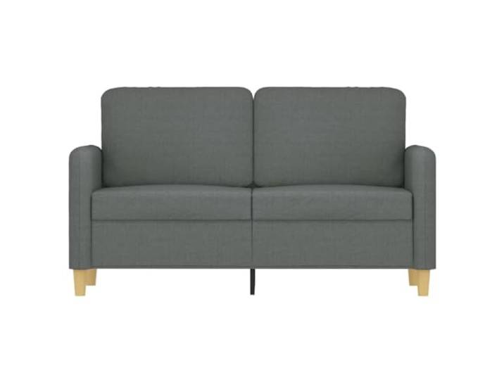 KTHLBRH 2-Sitzer-Sofa, dunkelgrau, 120 cm, aus Stoff Gestell aus robustem Metall, Polsterung aus Schaumstoff, maximale Belastung 110 kg pro Sitz, geeignet für das Wohnzimmer