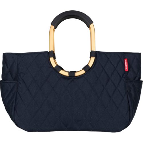 Reisenthel Loopshopper L rhombus midnight gold