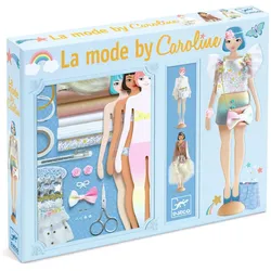 Djeco Die kleine Modedesignerin Caroline Bastelset - Kreativ-Set, Mode-Design, ab 8 Jahren - Enthält Zubehör, Anleitung