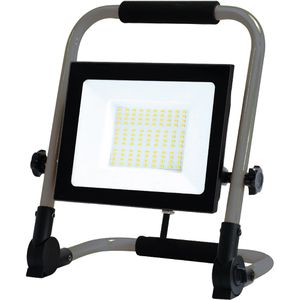 Müller-Licht Baustrahler Denver, LED, Netzbetrieb, 1,5 m Kabel, IP44 Spritzwasserschutz, 50 Watt, 5.750 Lumen